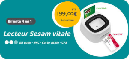 Bannière Lecteur Sesam vitale